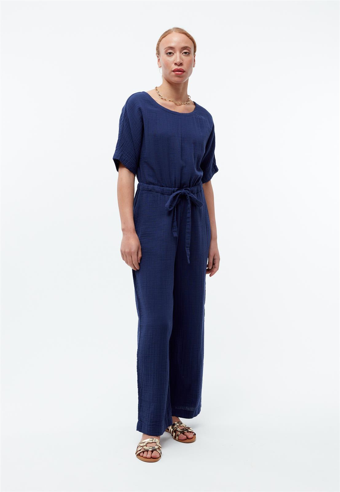 Musselin-Jumpsuit Modell: Kayla GOTS