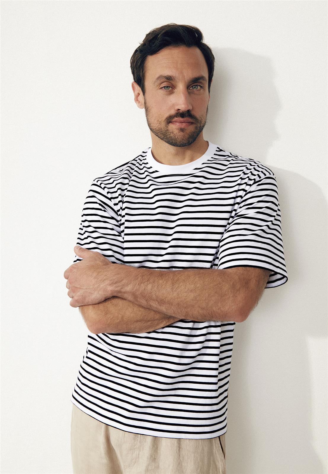 Streifen T-Shirt Modell: Lasse GOTS