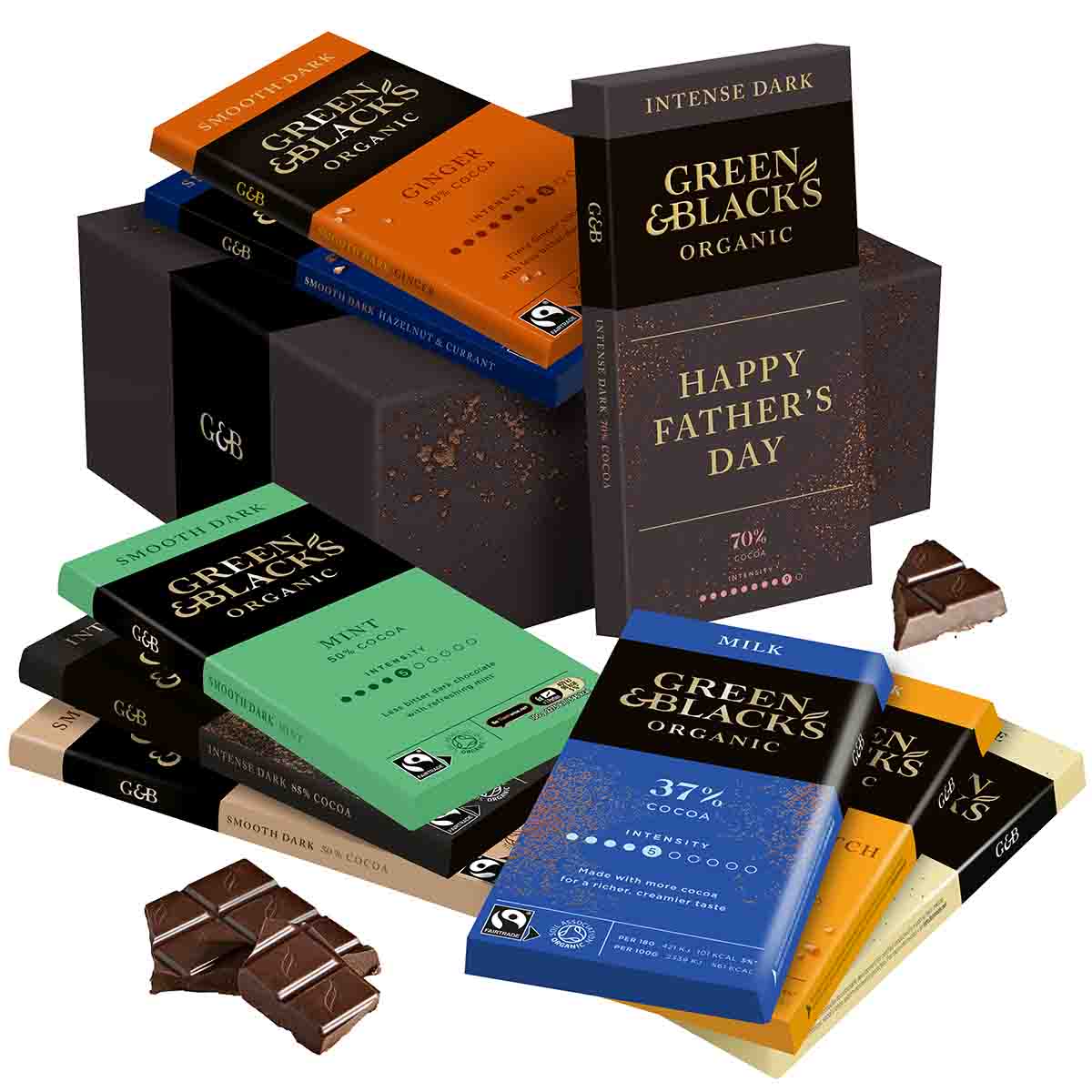 Green & Black's Ultimate Father's Day Chocolate Bar Gift Set