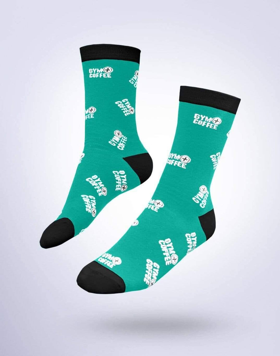 Givin it Green Socks - One Size Fits All / Green / Black