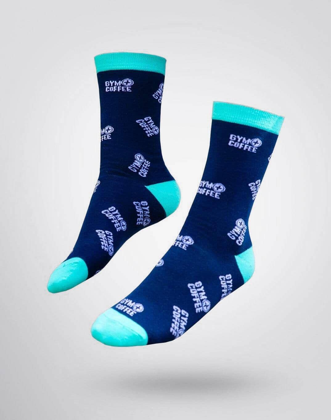 Givin it Navy Socks - One Size Fits All / Navy + Teal
