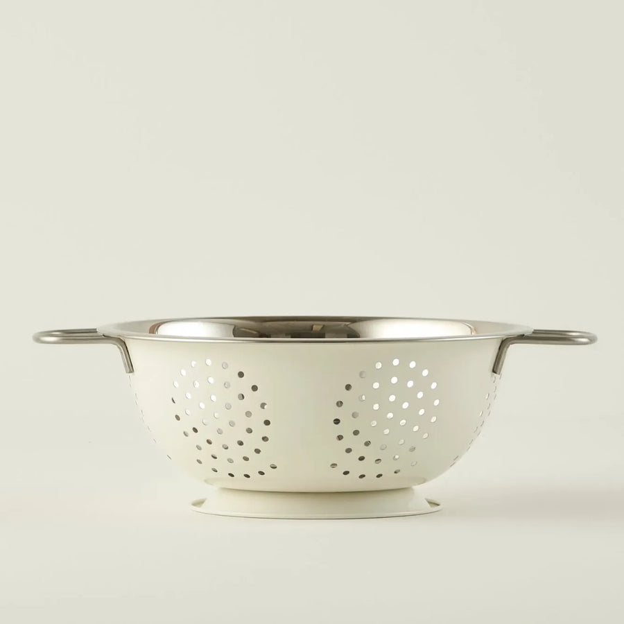 Giza White Stainless Steel Colander