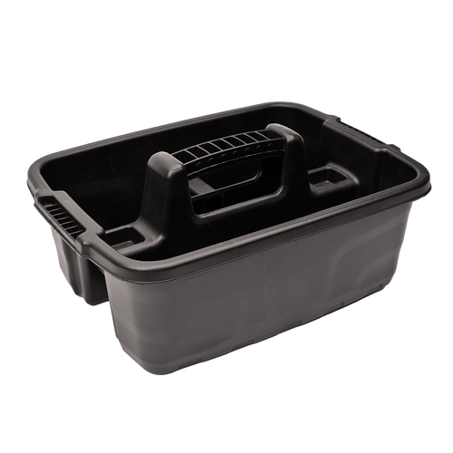 Gorilla Plas® Tidee™ Tray | Durable Stable and Yard Storage Carry Tray - Black