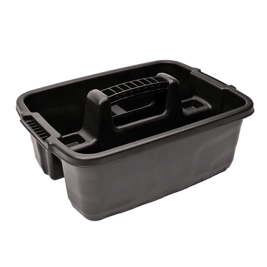 Gorilla Plas® Tidee™ Tray | Durable Stable and Yard Storage Carry Tray - Black