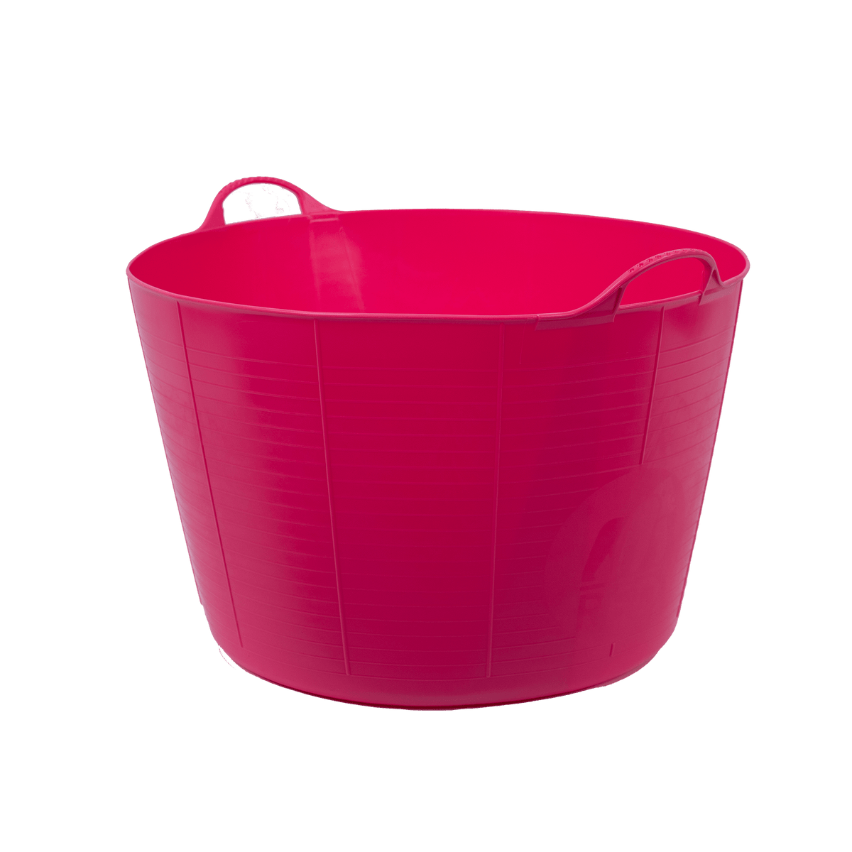 Gorilla Tub® Extra Large 75 Litres | Heavy Duty Flexible Plastic Utility Tub - Pink