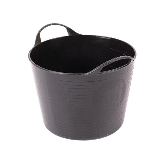 Gorilla Tub® Micro Tub 300ml | Heavy Duty Flexible Plastic Utility Tub - Black / 10 Pack