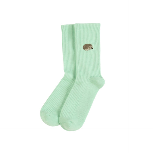 Save the Hedgehog Ribbed Bamboo Socks | UK Adult 7-11