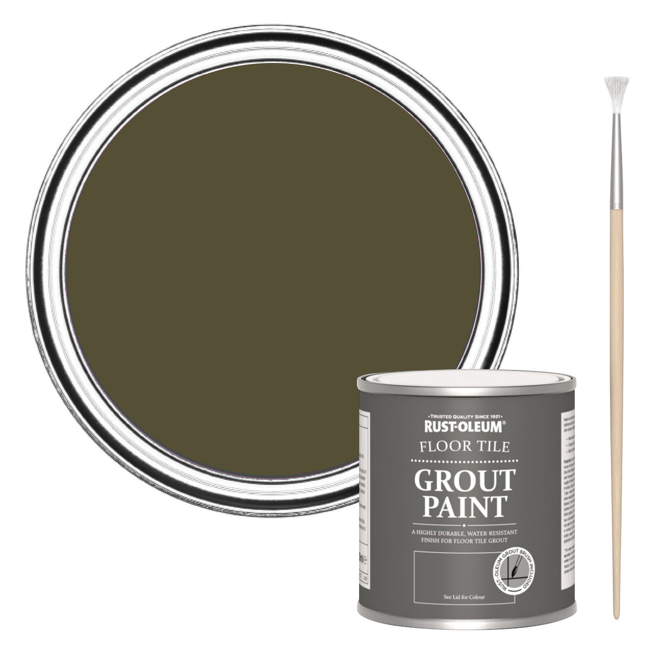 Rust-Oleum Green Floor Grout Paint - Greencroft 250ml