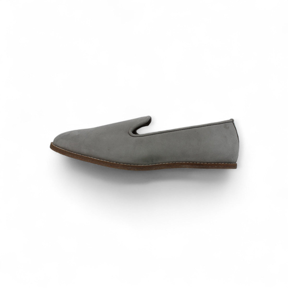 MumbaiLads Mens Kiaan K2 Slip-on Jutti Footwear Grey Suede - UK 7