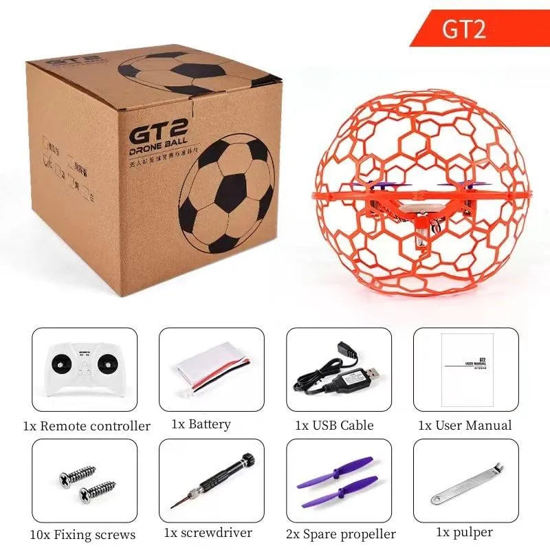 GT2 - Competition FLYBALL Soccer Drone Football - Red