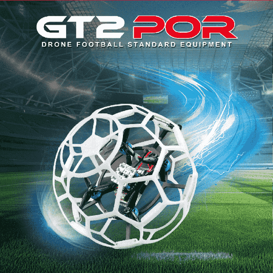 GT2 Pro - 200mm Drone Soccer Flyball Mini Drone - 1404 Brushless Motor & RGB LED Lights - GT2 Pro (White)
