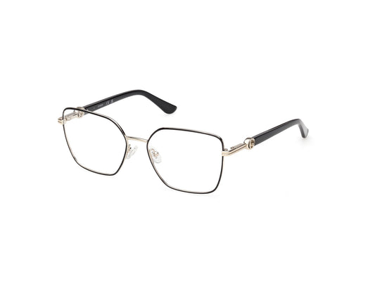 Guess GU50313 001 Woman Optical frames Metal Black  Squared Normal
