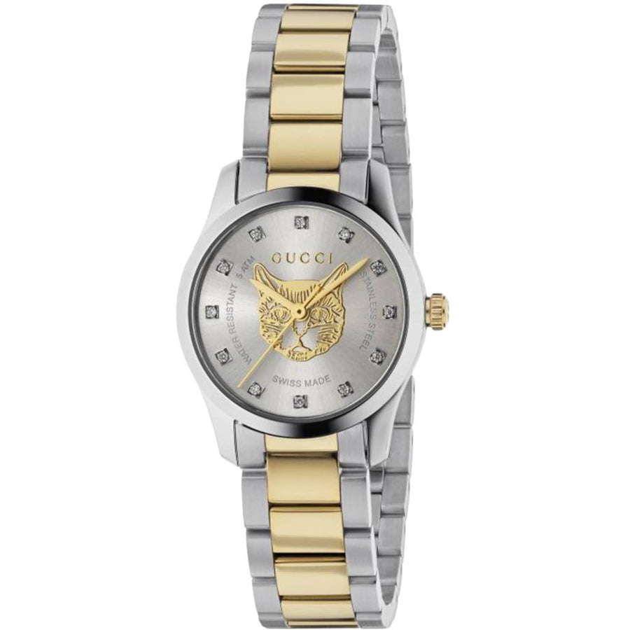 Gucci YA1265016 G-Timeless Two-Tone Ladies Watch