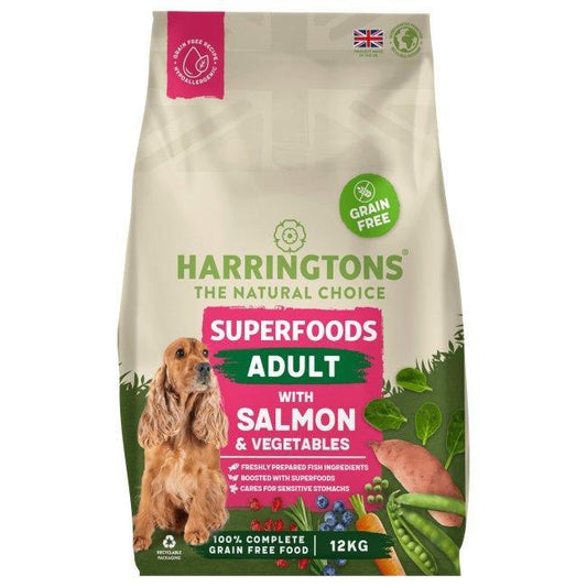 Harringtons Dog Grain Free Superfood Salmon 12kg