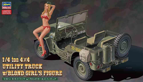 1/4 T. 4x4x Truck mit blondem Girl