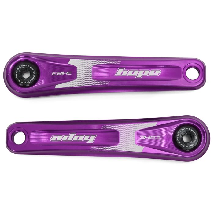 Hope E-Bike Crankset - Purple165mmNarrow