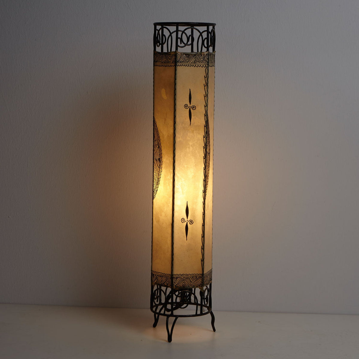 Henna-Stehlampe Kadous H100 Weiß