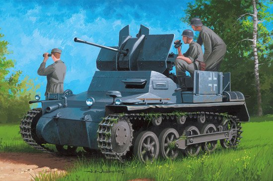 German Flakpanzer IA w/Ammo.Trailer