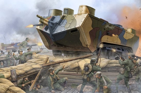 French Saint-Chamond Heavy Tank-Early