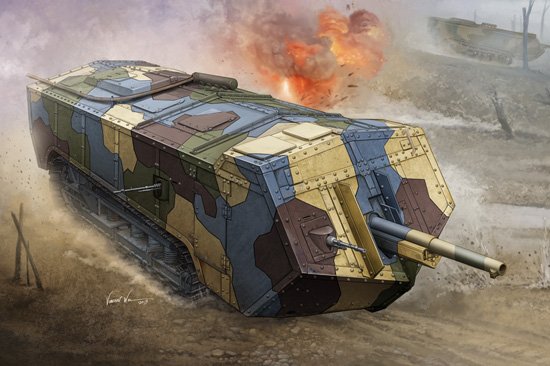 French Saint-Chamond Heavy Tank-Medium