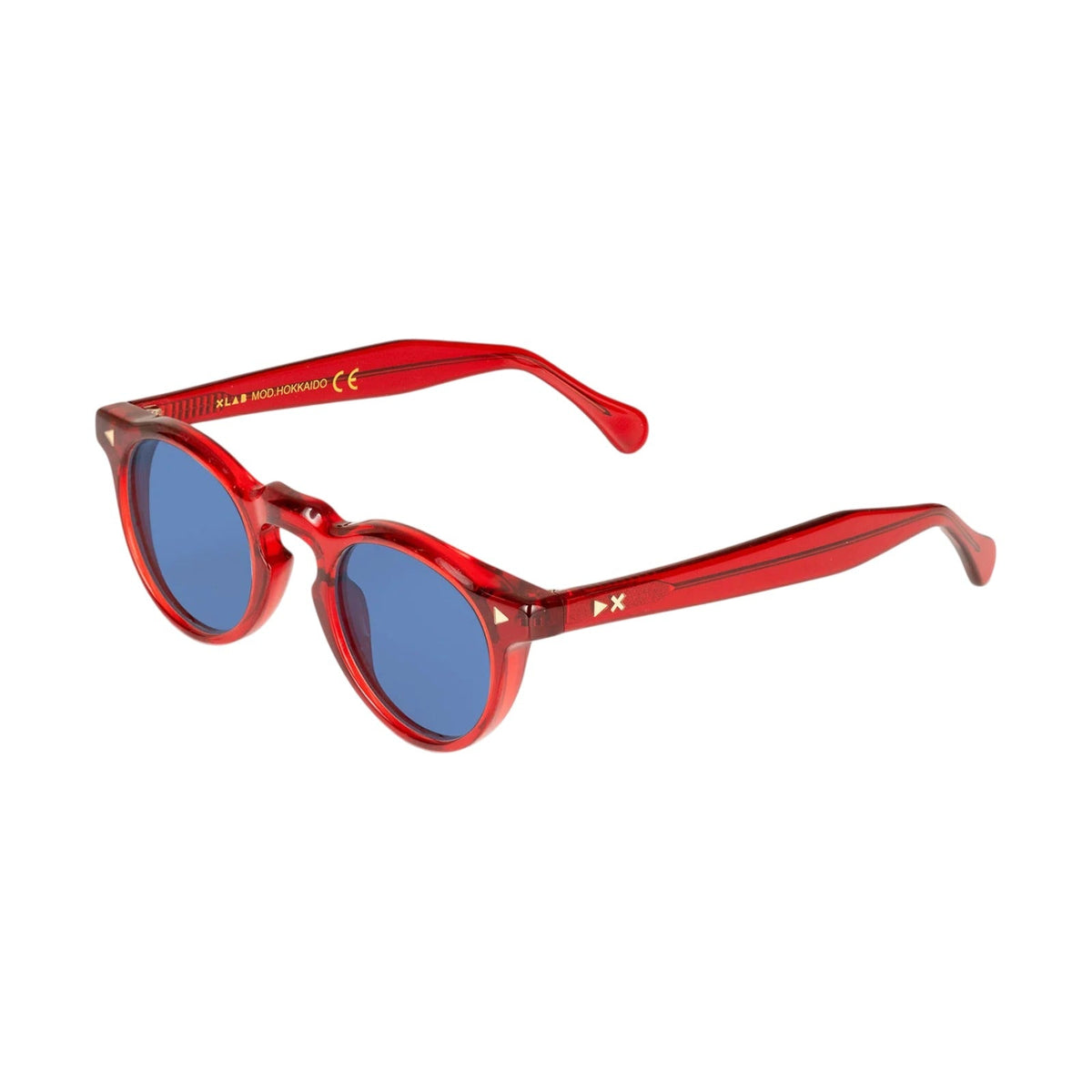 Hokkaido Unisex Sunglasses Acetate Transparent Light blue Pantos  Nuanced