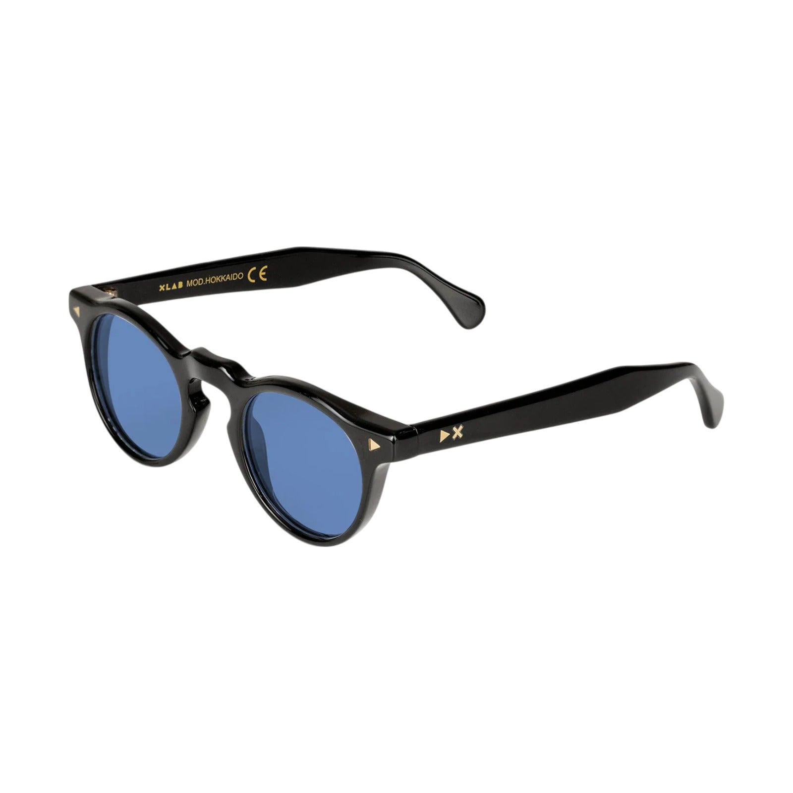 XLAB Hokkaido Unisex Sunglasses Acetate Transparent Light blue Pantos Polarized