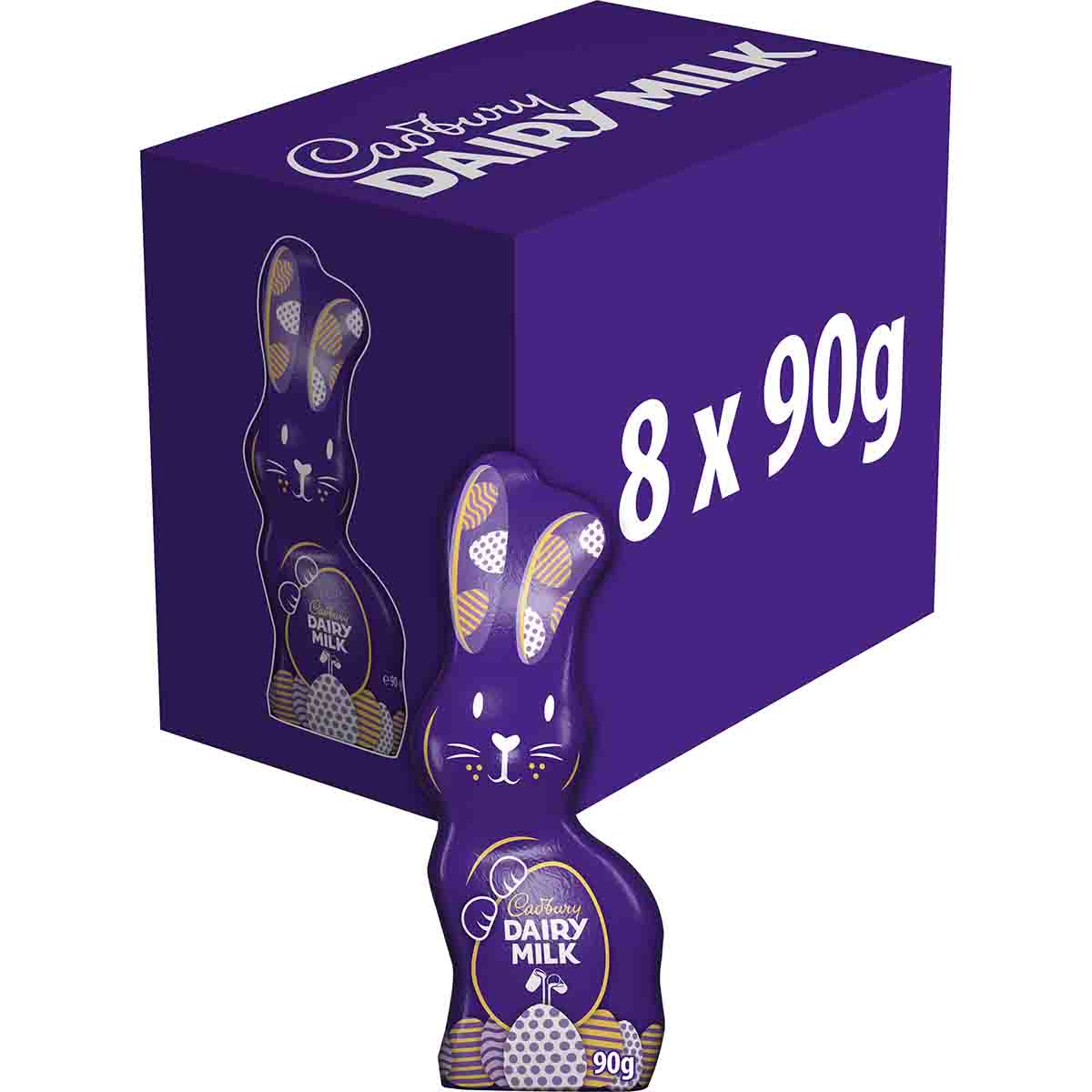 Dairy Milk Easter Hollow Bunny 90g (Box of 8)