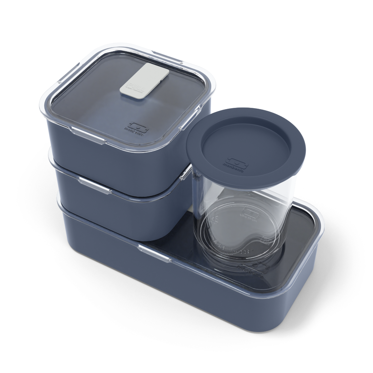 Zero Waste-Set - Aufbewahren blau Natural