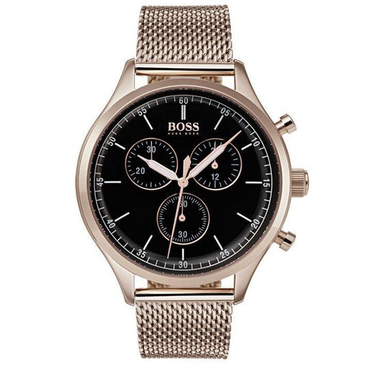 Hugo Boss 1513548 Rose-Tone Steel Chronograph Men's Watch
