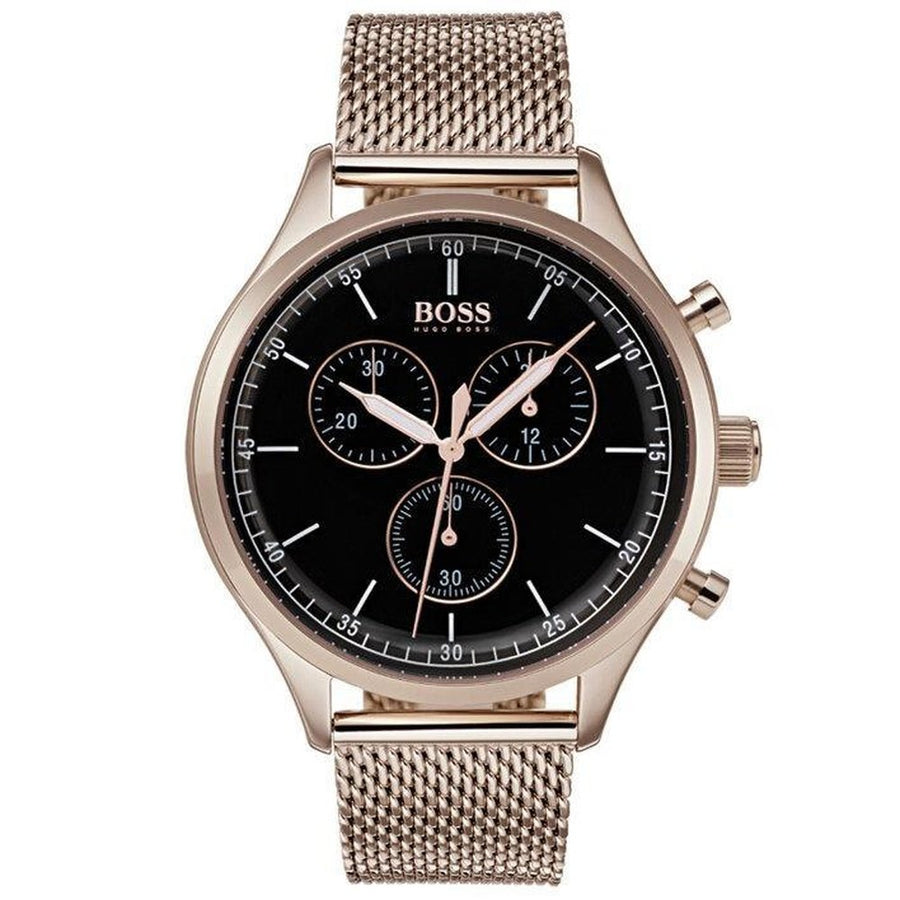 Hugo Boss 1513548 Rose-Tone Steel Chronograph Men's Watch
