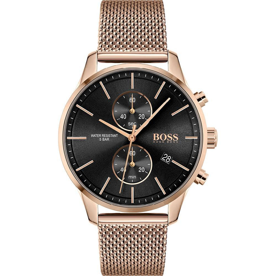 Hugo Boss 1513806 Associate Analog Black Dial Men's Watch