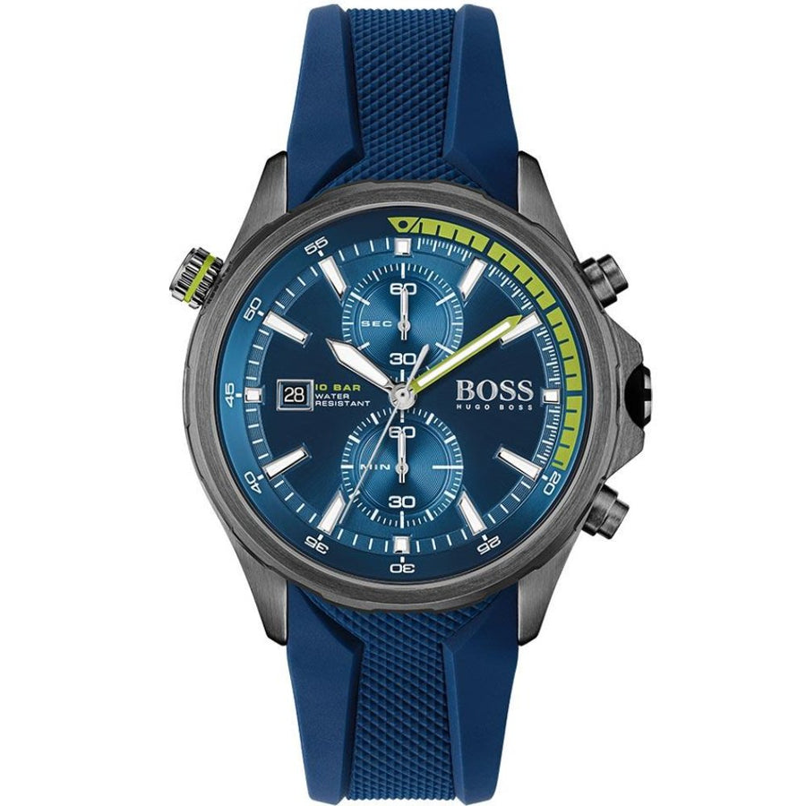 Hugo Boss 1513821 Globetrotter Blue Dial Chrono Men's Watch