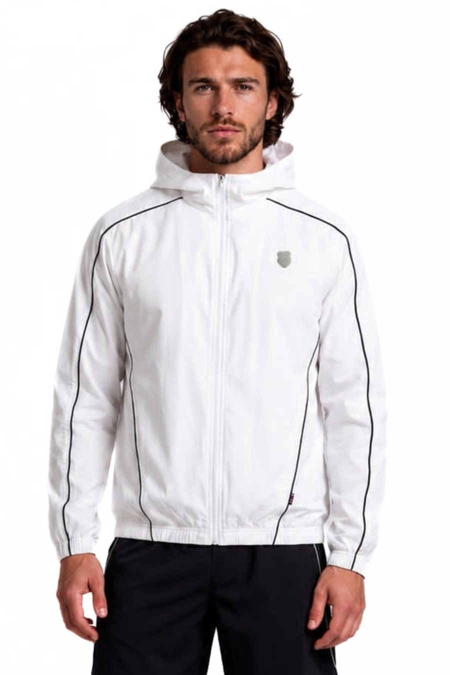 Performance Full Zip Windbreaker - White/Peacoat / Small