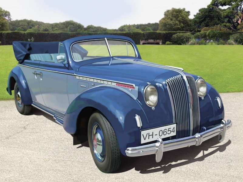 Admiral Cabriolet, WWII German Passenger Car