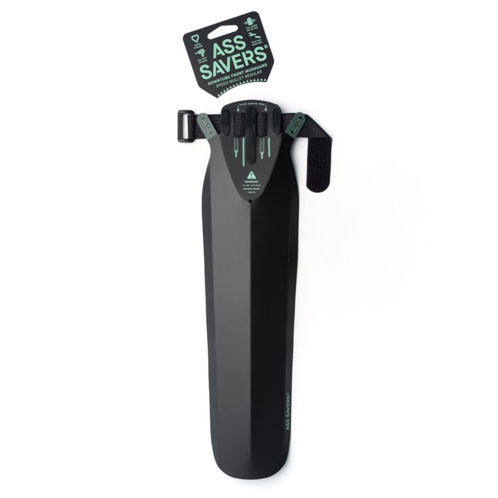 Ass Savers Speed Mullet Regular Front Mudguard - Black