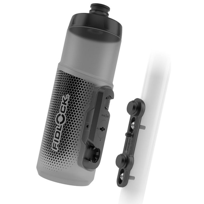 Fidlock Twist Bottle 600ml + Bike Base - Transparent Black