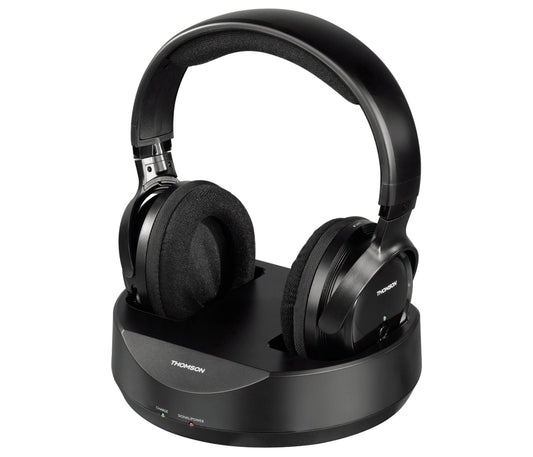 Thomson WHP3001BK Radio UHF Wireless Headphones - Black