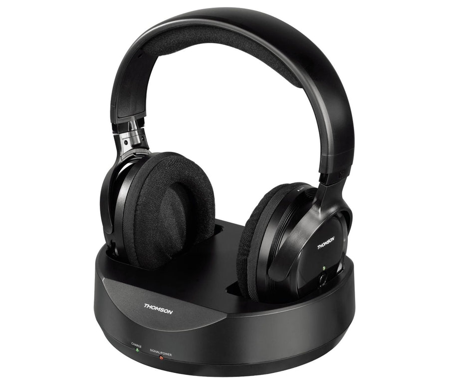 Thomson WHP3001BK Radio UHF Wireless Headphones - Black