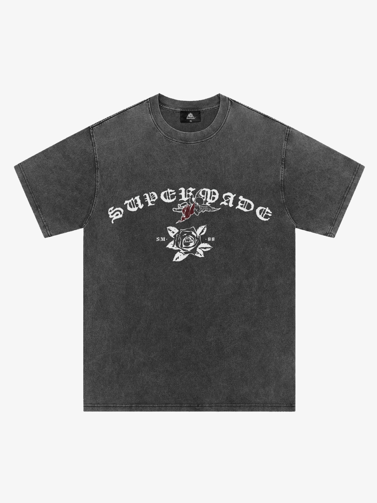 Original Retro Graphic Print T-Shirt - Washed Ash / M