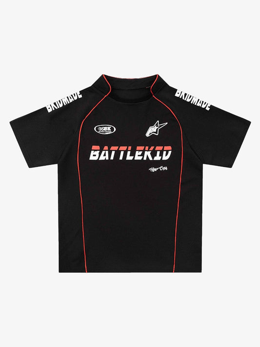 Thesupermade Racing Style Niche T-shirt - 1641 - Black / L