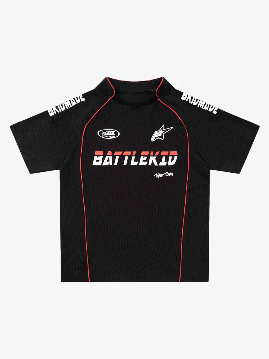 Thesupermade Racing Style Niche T-shirt - 1641 - Black / L