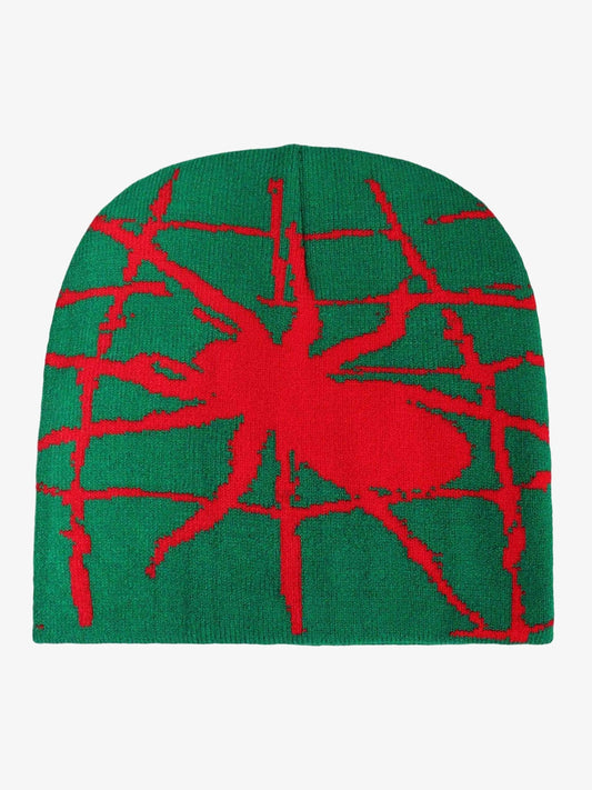 Thesupermade Cobweb Knitted Hat - 1989 - Green / One Size