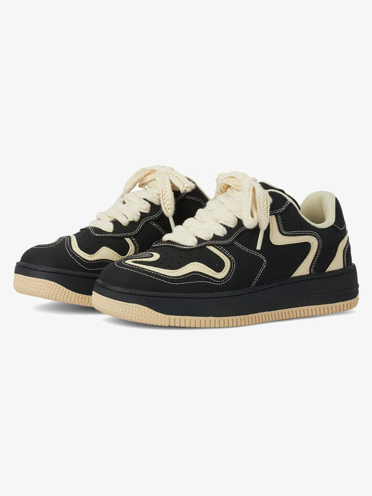 Thesupermade High Street Skateboard Couple Shoes -1479 - Black / 35