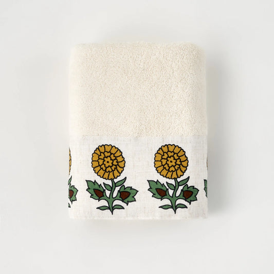 Indian Patterned Cotton Hand Towel