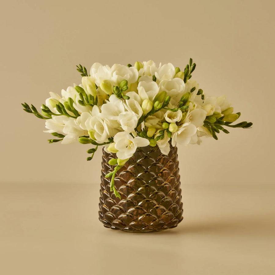 Irene Fish Scale Pattern Vase