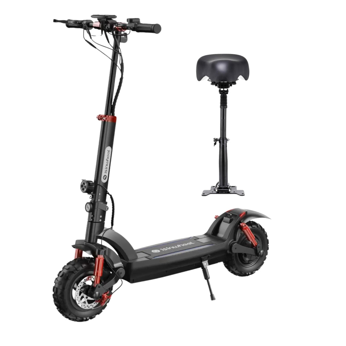 isinwheel® GT2 Off Road Electric Scooter 1200W - GT2 [1200W]-With Seat