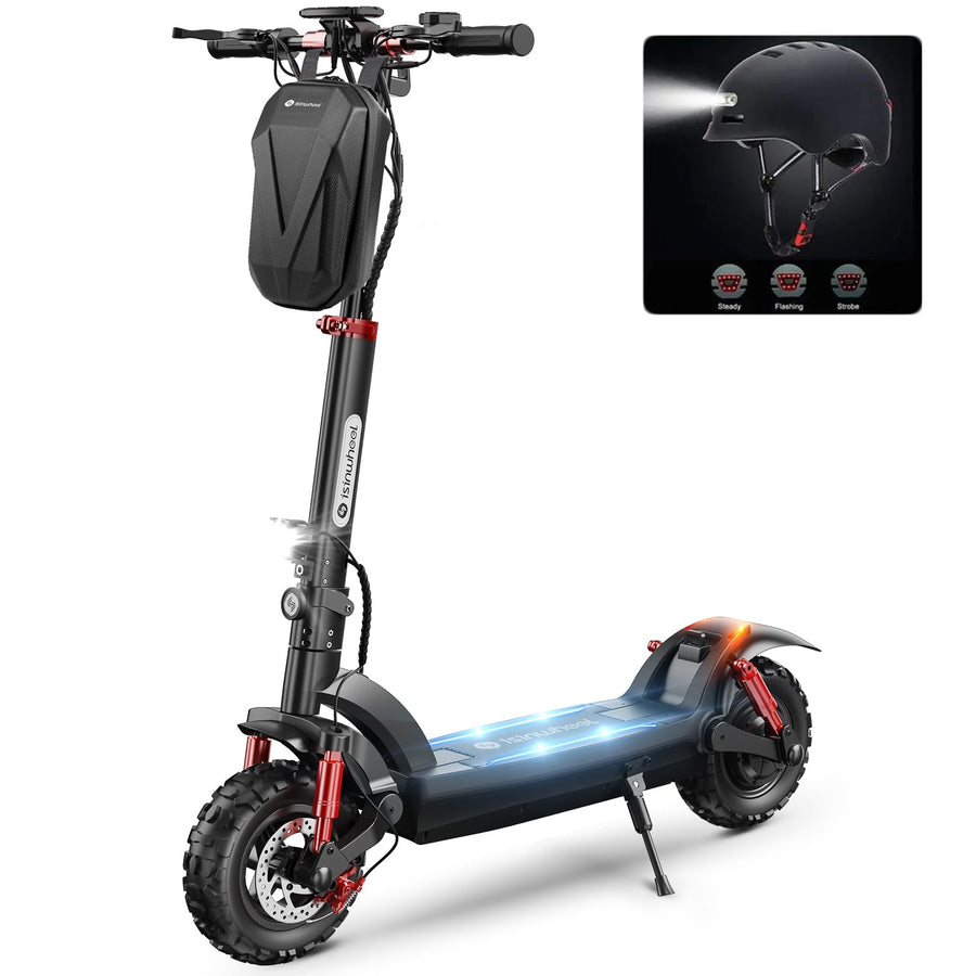 isinwheel GT2 Off Road Electric Scooter 800W Weekly Deal - With LED Helmet