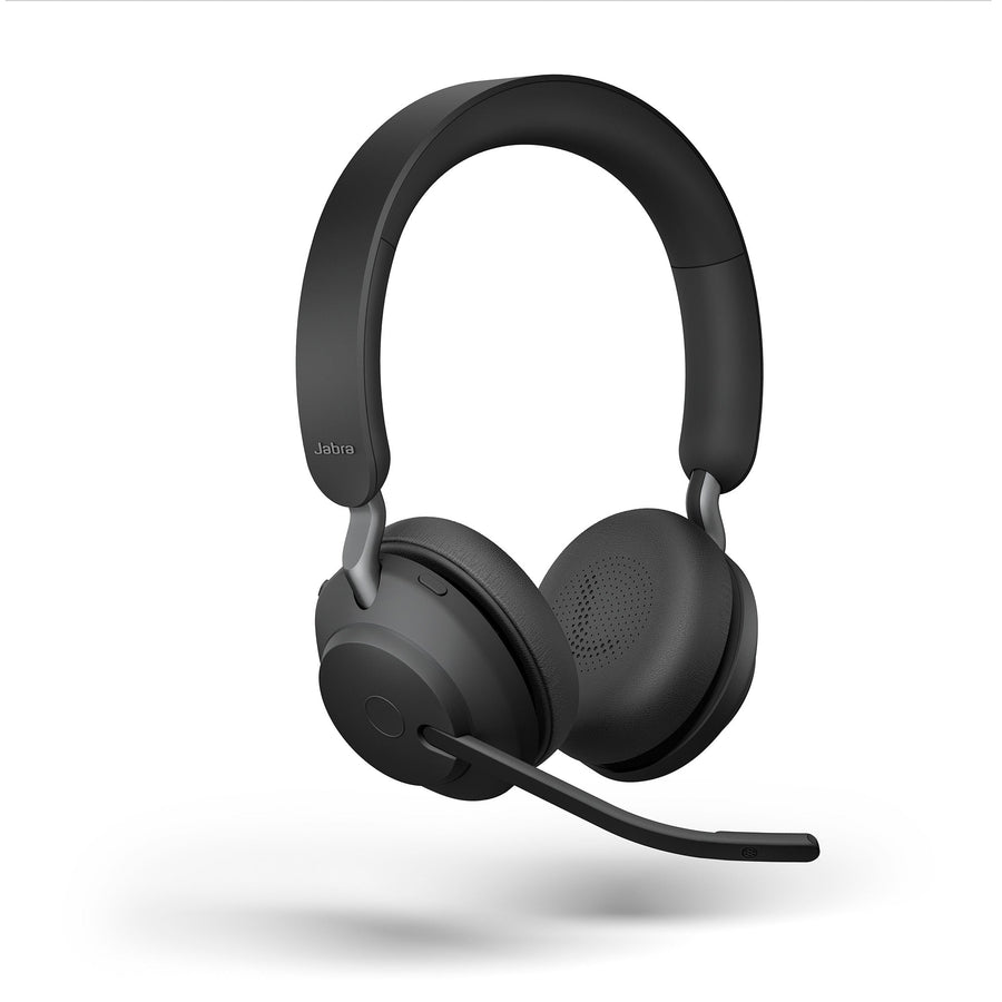 Jabra Evolve2 65 USB-C UC Stereo Wireless Headset in Black with Jabra Link380