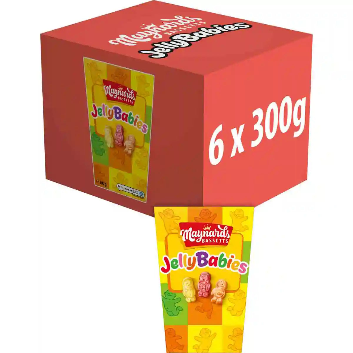 Maynards Bassetts Jelly Babies Carton (Box of 6)