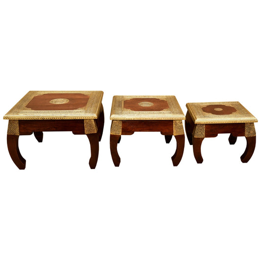 Orientalische Beistelltische Opium 3er-Set